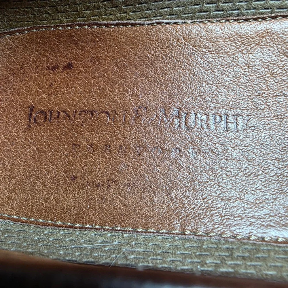 Johnston & Murphy Aragon II Kiltie Tassel Loafers 9.5 M Black Mahogany 20-552